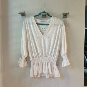 Zara White eyelet